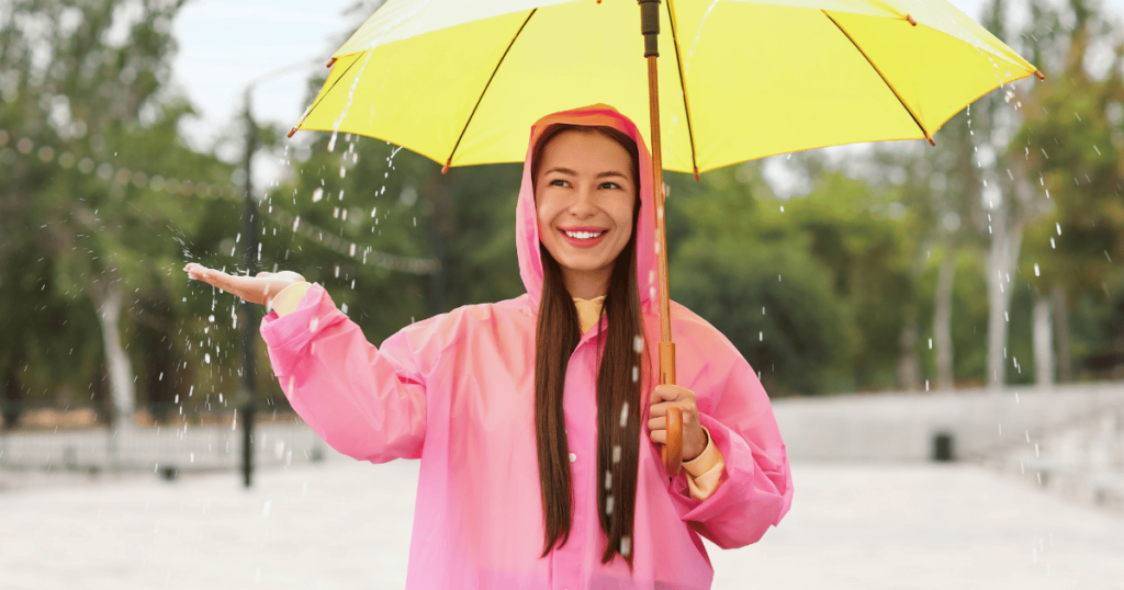 自転車で送迎するママ向けレイングッズ